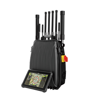 Full-band unmanned aerial vehicle detection and interference backpack