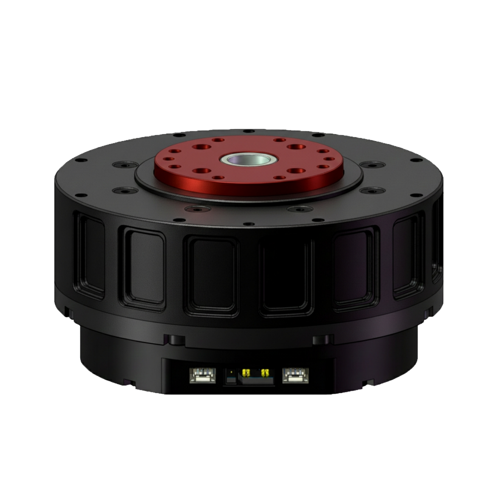 The dual-encoder cycloidal gearwheel reduction precision drive motor can be used for the power joint arm of robots.